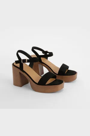 Boohoo Sandales Froncées À Talon Carré