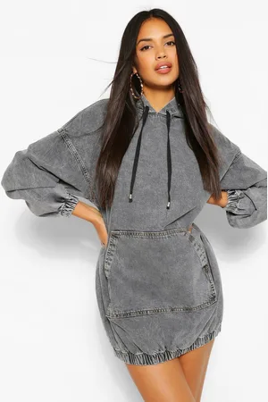 Boohoo Robe Pull En Jean