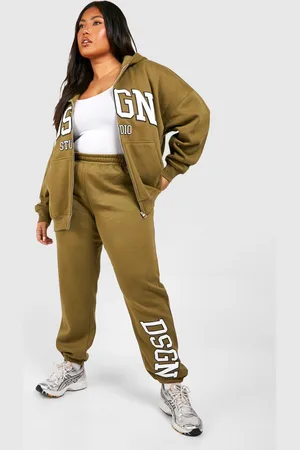 Boohoo Grande Taille,Jogging Oversize À Slogan Dsgn Studio