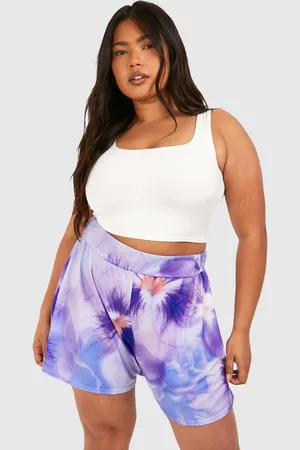 Boohoo Grande Taille,Short Fleuri