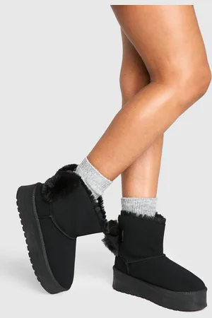 Boohoo Bottines À Plateforme Et Bordure En Synthétique