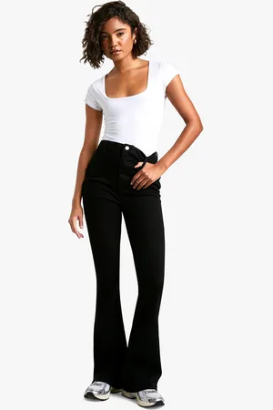 Boohoo "Tall",Jean Flare Sculptant Taille Haute