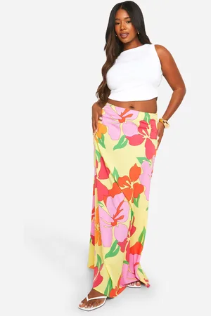 Boohoo Grande Taille,Jupe Nuisette Fleurie