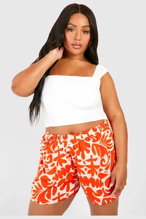 Boohoo Grande Taille,Short Large Imprimé