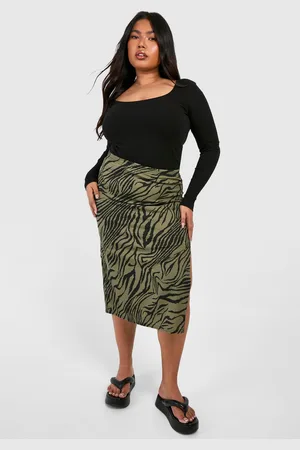 Boohoo Grande Taille,Jupe Mi