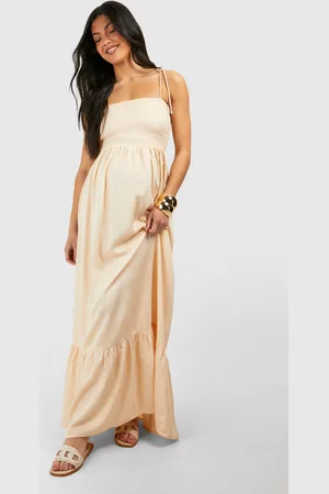 Boohoo Maternité,Robe Longue Bandeau Froncée