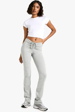 Boohoo "Tall",Pantalon Droit Froncé En Coton
