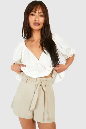 Boohoo Short À Taille Froncée