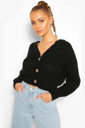 Boohoo Cardigan Court En Maille Épaisse