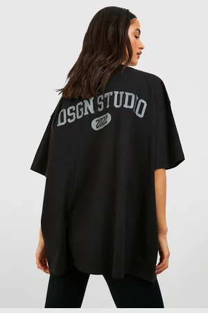 Boohoo T,Shirt Oversize À Slogan Dsgn Studio Au Dos