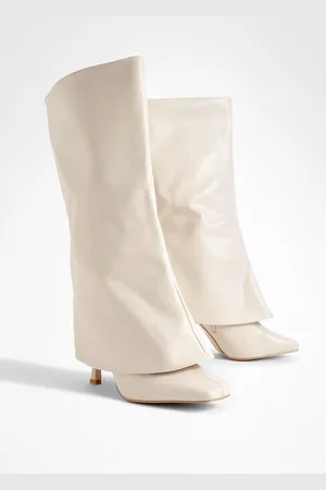 Boohoo Bottines Carrées,Pointure Large