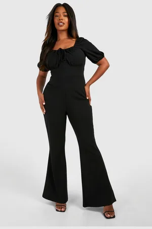 Boohoo Grande Taille,Combinaison Large À Volants