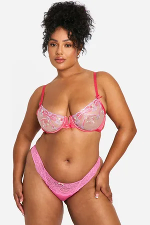 Boohoo Soutien,Gorge À Armatures Et Broderie Nœud