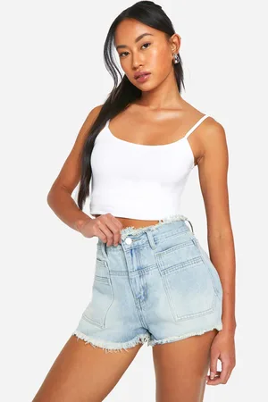 Boohoo Short En Jean À Poches Contrastantes