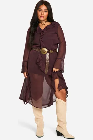 Boohoo Grande Taille,Robe Mi