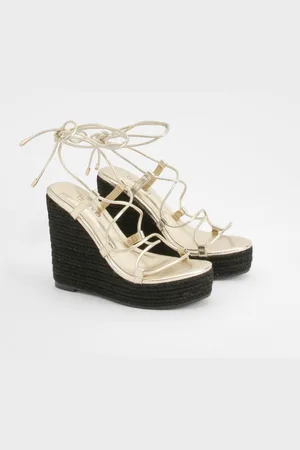 Boohoo Sandales Compensées À Volants