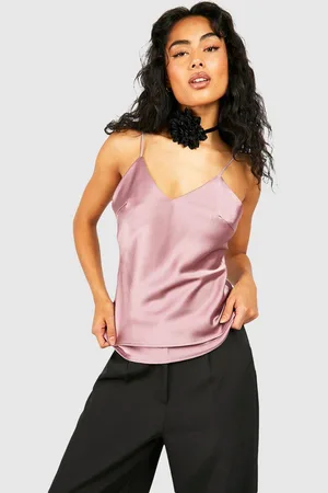 Boohoo Caraco Satiné À Bretelles Fines