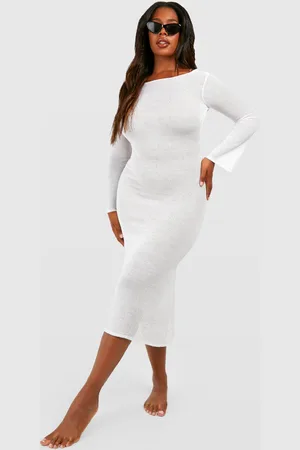 Boohoo Grande Taille,Robe De Plage En Crochet