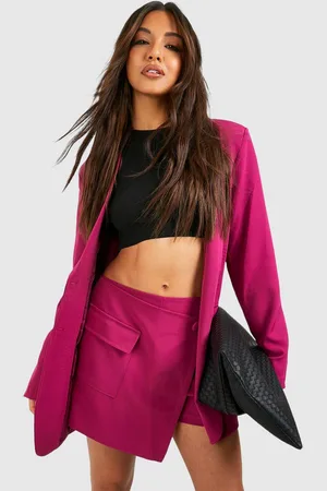 Boohoo Mini,Jupe Portefeuille À Poche