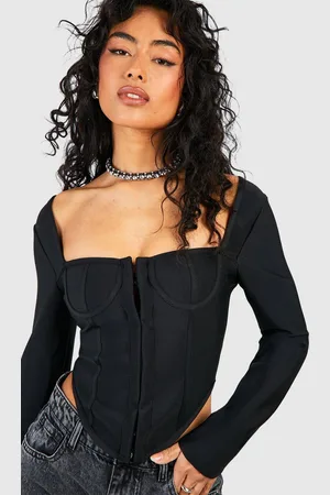 Boohoo Corset Moulant À Armatures