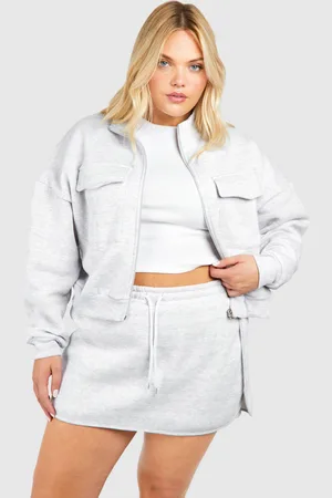 Boohoo Grande Taille,Survêtement Cargo Zippé