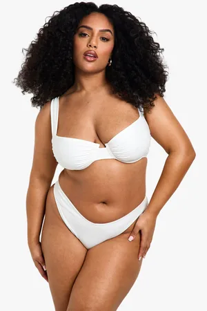 Boohoo Grande Taille,Bas De Maillot À Empiècement Contrastant