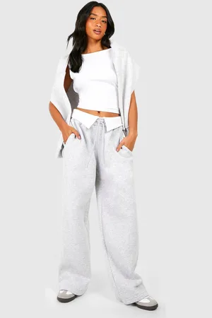 Boohoo "Petite",Jogging Large À Taille Contrastante