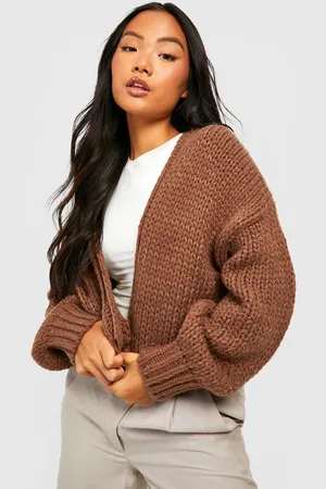 Boohoo "Petite",Gilet Épais En Maille Premium