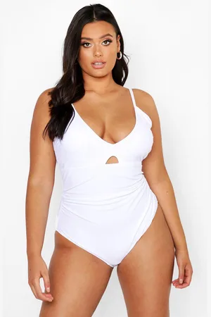 Boohoo Grande Taille,Maillot De Bain Froncé