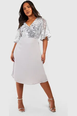 Boohoo Grande Taille,Robe Mi