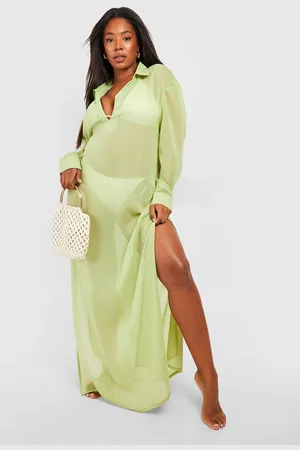 Boohoo Grande Taille,Tunique De Plage Longue