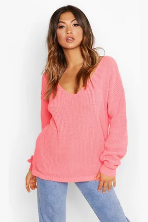 Boohoo Pull Oversize À Col V