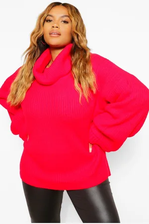 Boohoo Grande Taille,Pull Oversize Épais À Col Roulé