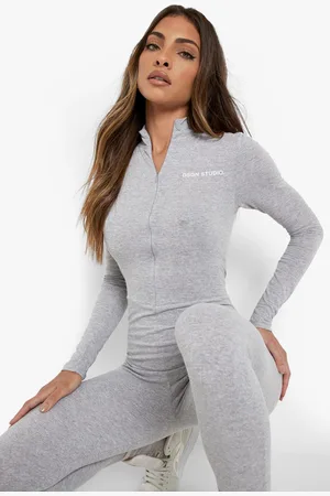 Boohoo Combinaison Moulante Zippée