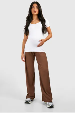 Boohoo Maternité,Pantalon De Grossesse Droit Côtelé