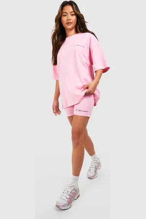 Boohoo Ensemble Avec T,Shirt Oversize Et Short Cycliste