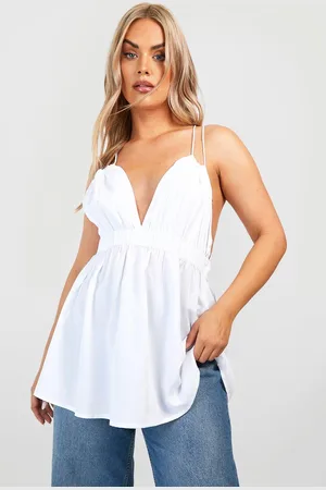 Boohoo Grande Taille,Caraco Froncé À Volants