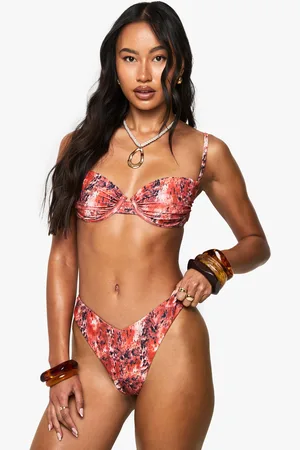 Boohoo Bas De Maillot Premium À Imprimé Abstrait