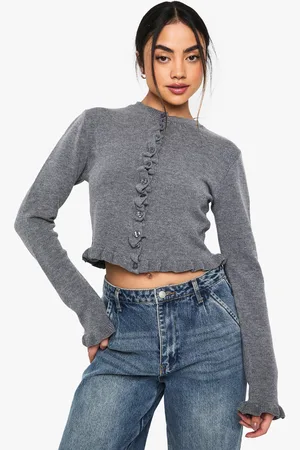 Boohoo Cardigan Léger À Volants