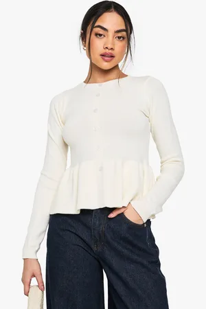 Boohoo Cardigan Cintré Boutonné En Maille