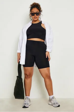 Boohoo Grande Taille,Short Cycliste Soyeux