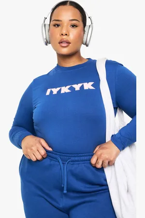 Boohoo Grande Taille,Top De Sport À Manches Longues