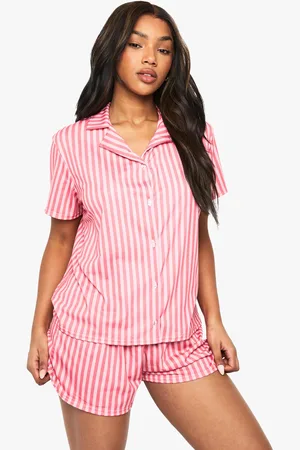 Boohoo Ensemble Rayé Avec Chemise De Pyjama Et Short