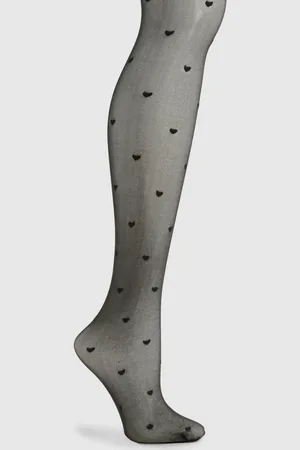 Boohoo Collant À Motif Cœur