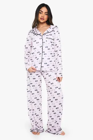 Boohoo Ensemble De Pyjama À Surpiqûres Avec Chemise Et Pantalon