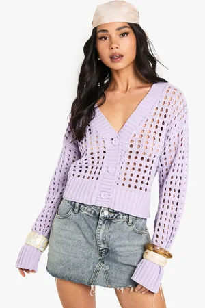 Boohoo Cardigan Boutonné En Crochet