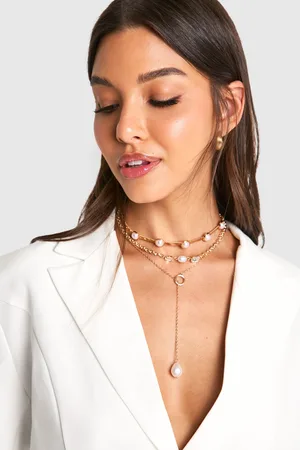 Boohoo Collier À Chaînes Superposées Et Perles