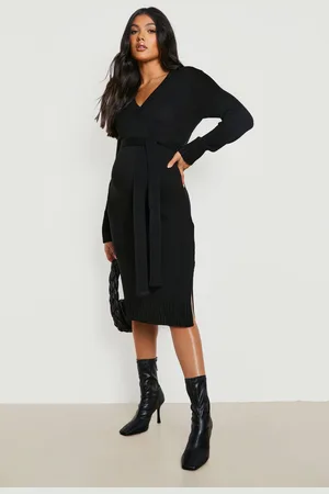 Boohoo Maternité,Robe Pull De Grossesse À Col V