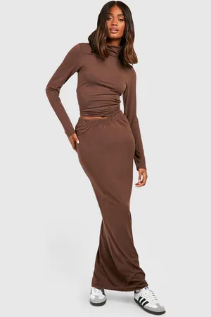 Boohoo Jupe Longue Premium Extra Douce