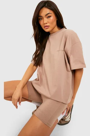Boohoo Ensemble Avec T,Shirt Oversize Et Short Cycliste